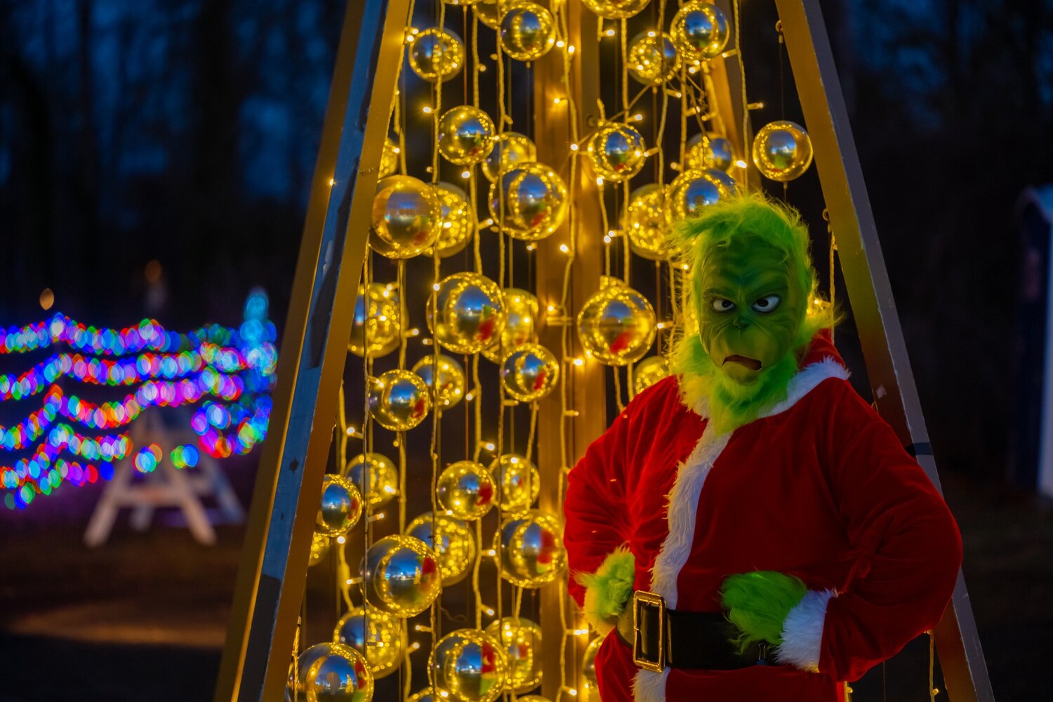 Not even The Grinch can diminish the holiday cheer in the Town of Islip during the holiday season.